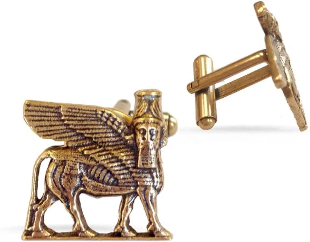 Lamassu Winged Bull Cufflinks