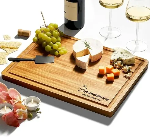 Personalized Engraved Bamboo Cutting Board