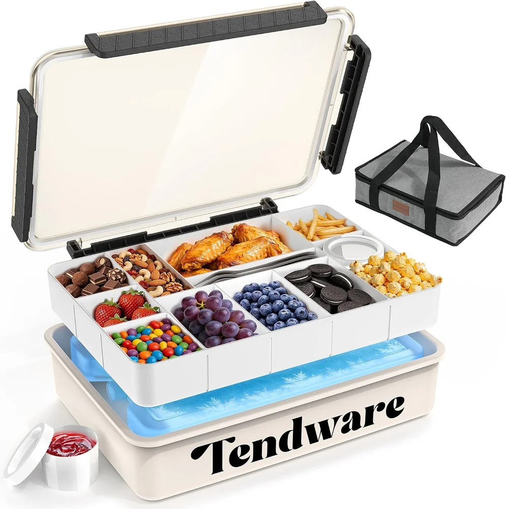 Chilled Snackle Box Container with Ice Pack