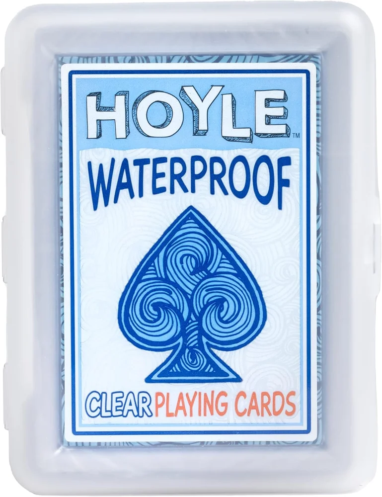 Hoyle Waterproof Clear Plastic Playing Cards