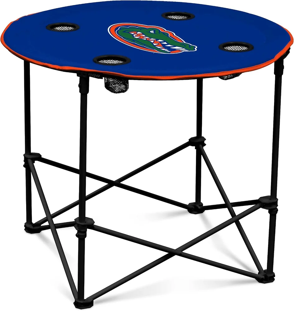 Logo Brands NCAA Florida Gators Round Tailgating Table