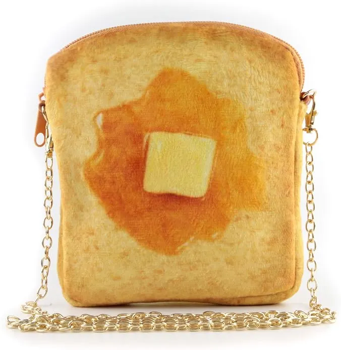 QiMing Buttered Toast Shoulder Bag