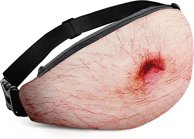 Bamomby Fake Beer Belly Fanny Pack