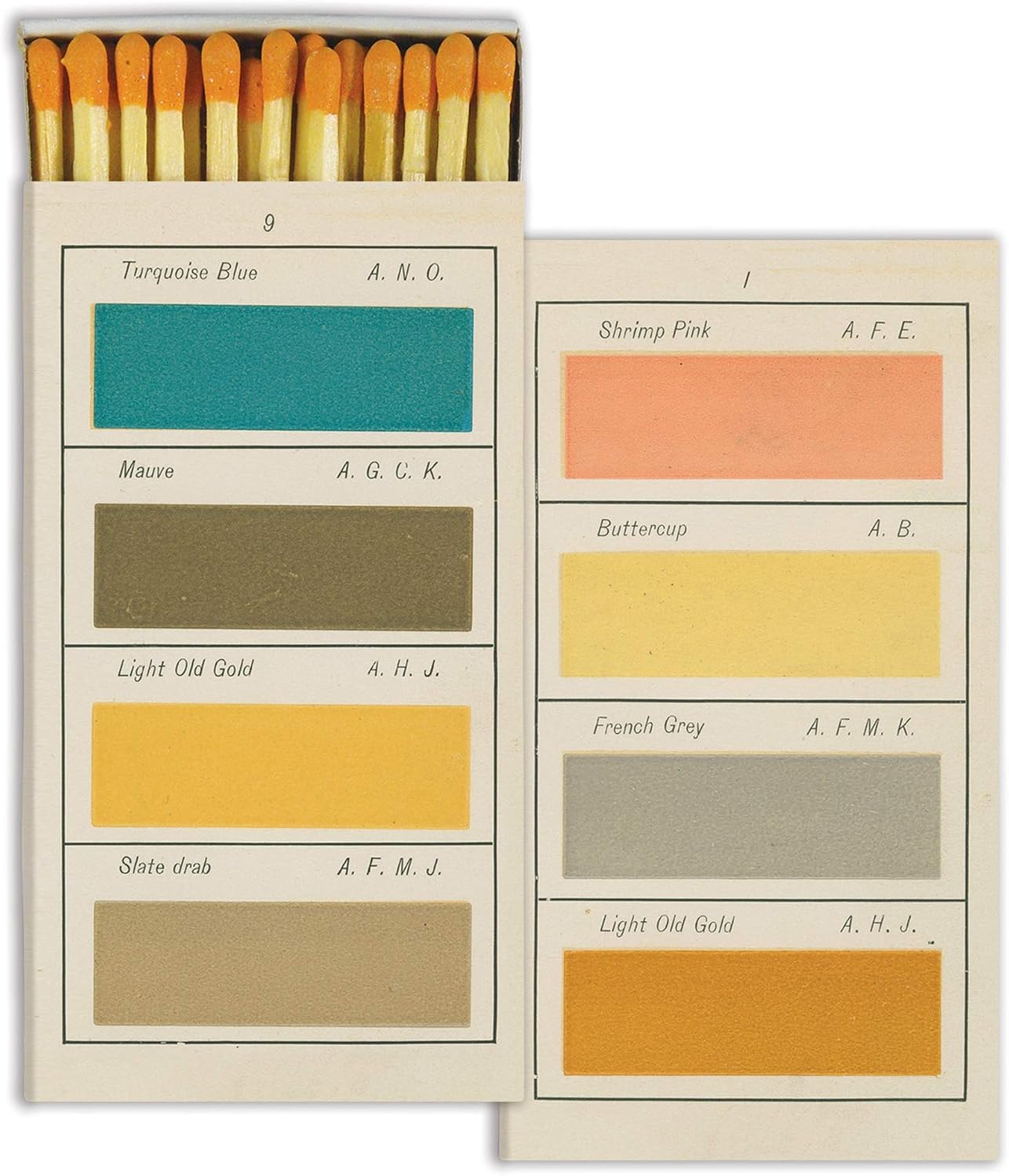 Painters Handbook Match Box with Wooden Matches