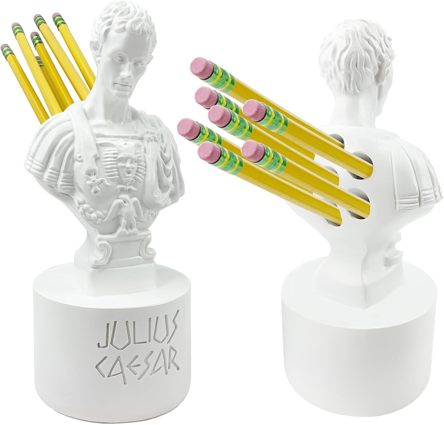 Julius Caesar Pencil Holder, Desk Office Organizer