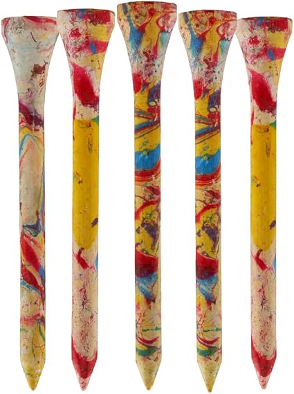 Castle Bamboo Golf Tees, Tie-Dye