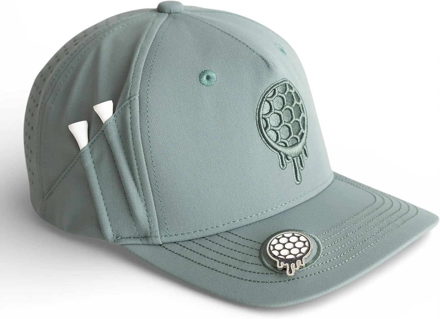 BONK Snapback Golf Hat with Tee Holder & Ball Marker