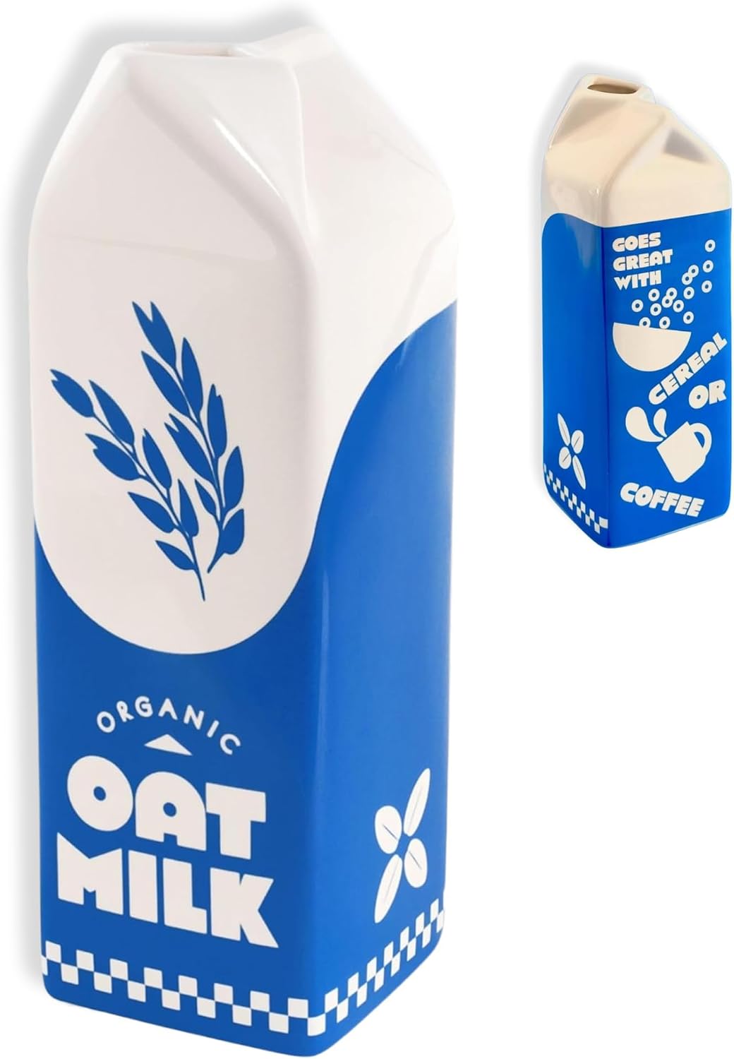 ban.do Rise and Shine Ceramic Vase, Oat Milk