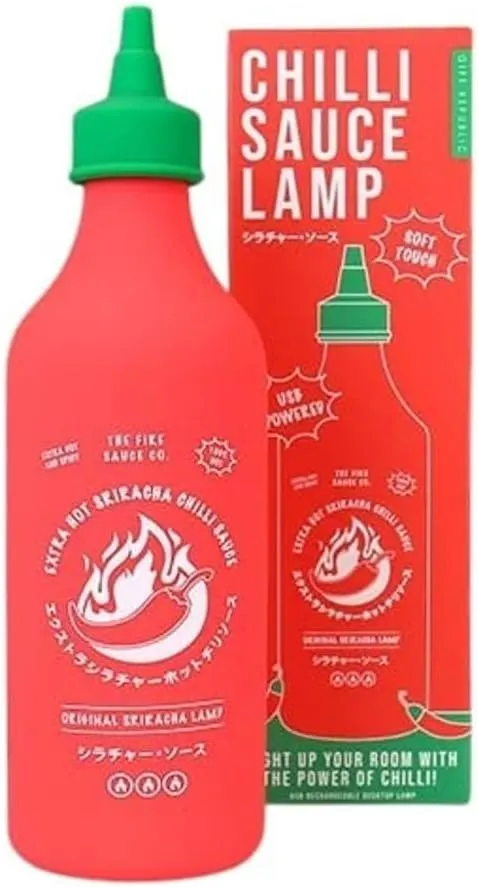 Gift Republic Chilli Sauce Bottle Silicone Lamp