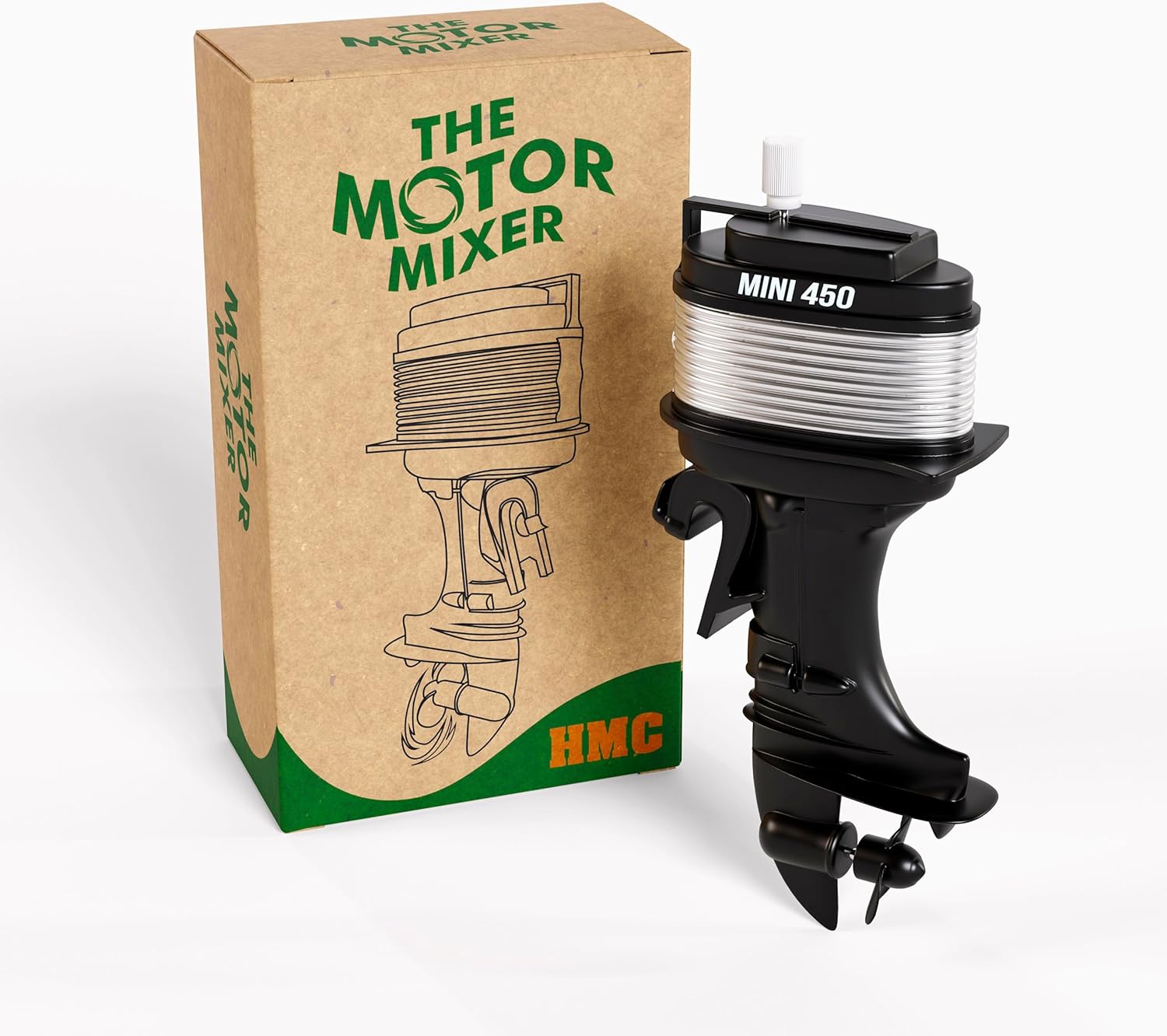 The Motor Mixer, Novelty Wind-Up Boat Motor Coffee Stirrer (Single)