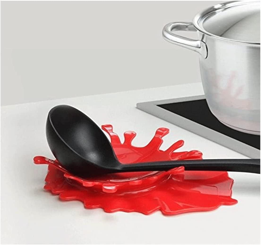 Silicone Ketchup Bottle Shaped Spoon Rest Holder