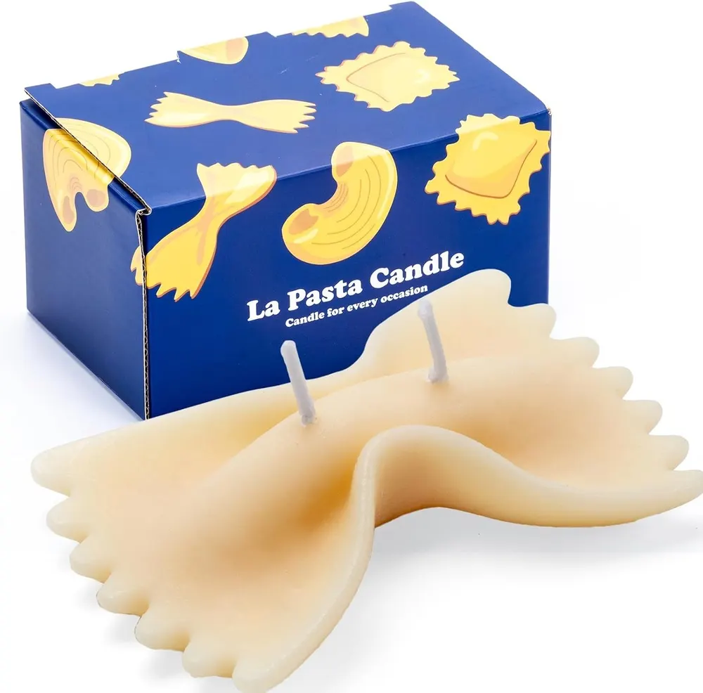 CabyGift Farfalle Pasta Candle
