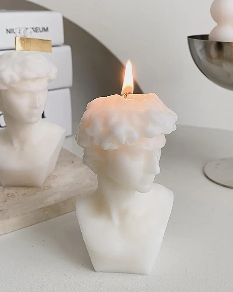 David Bust Statue Scented Candle