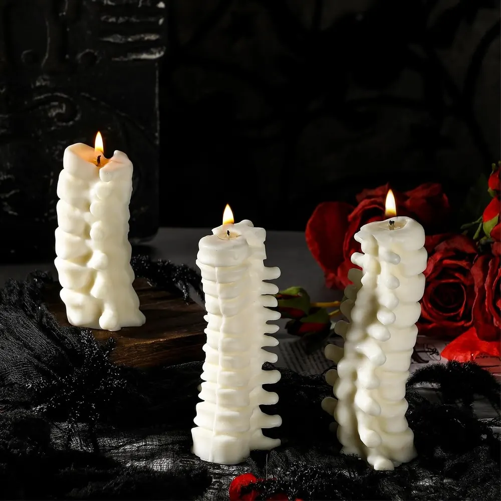 Nuanchu Spine Candles Set, 3 Pieces