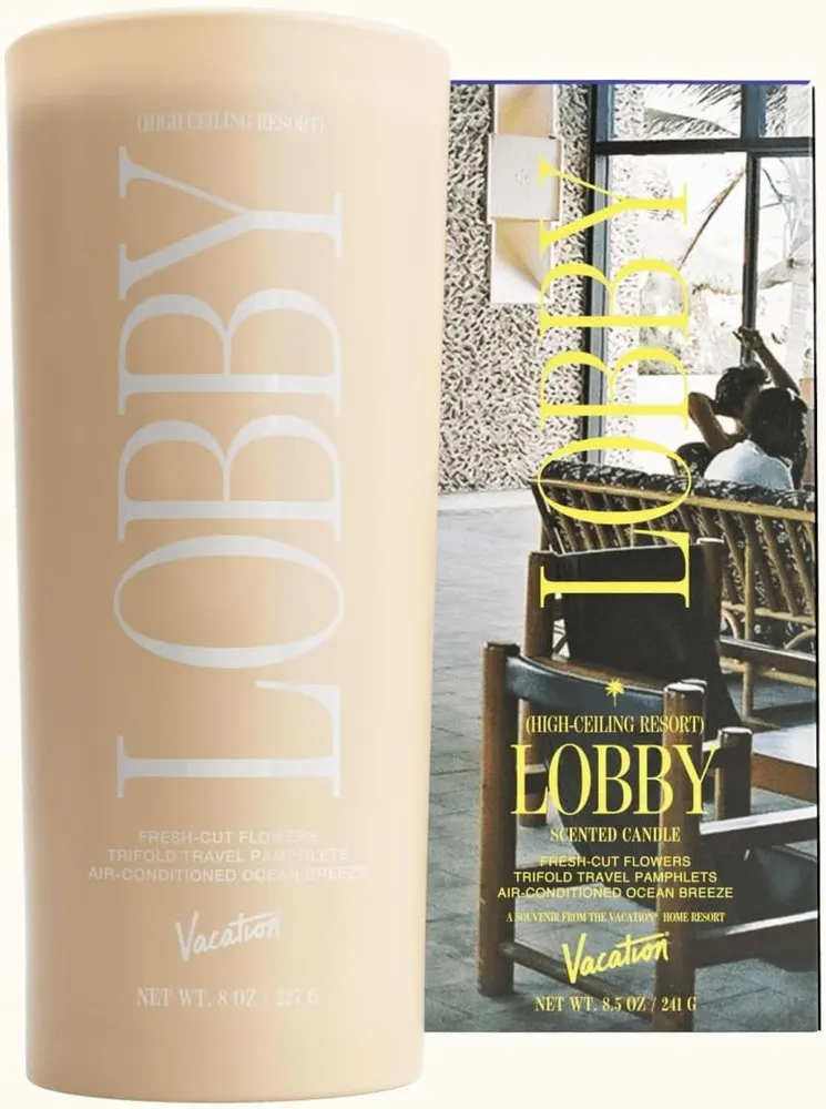 VACATION Lobby Scented Soy Candle, 8 Ounces