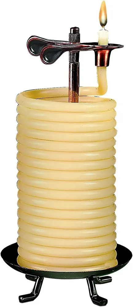 Candle by the Hour, 80-Hour Vertical Beeswax Candle