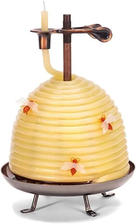 Candle by the Hour, 70-Hour Beehive Beeswax Candle