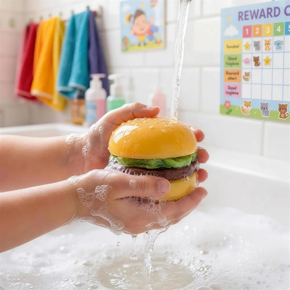 T-shin Burger-Shaped Soap