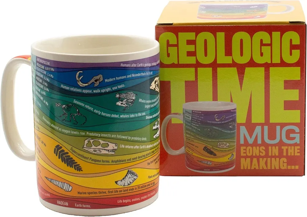 The Unemployed Philosophers Guild Geologic Time Mug