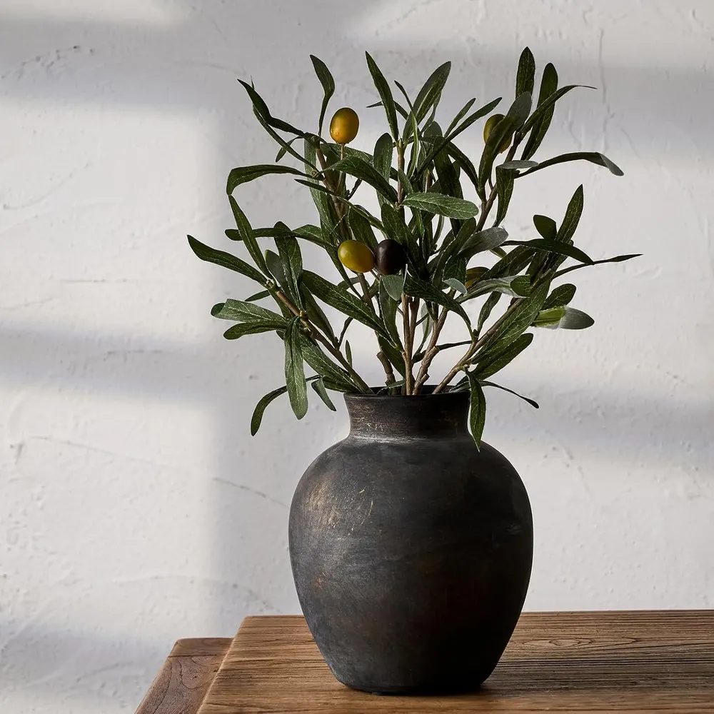 SIDUCAL Ceramic Rustic Farmhouse Vase