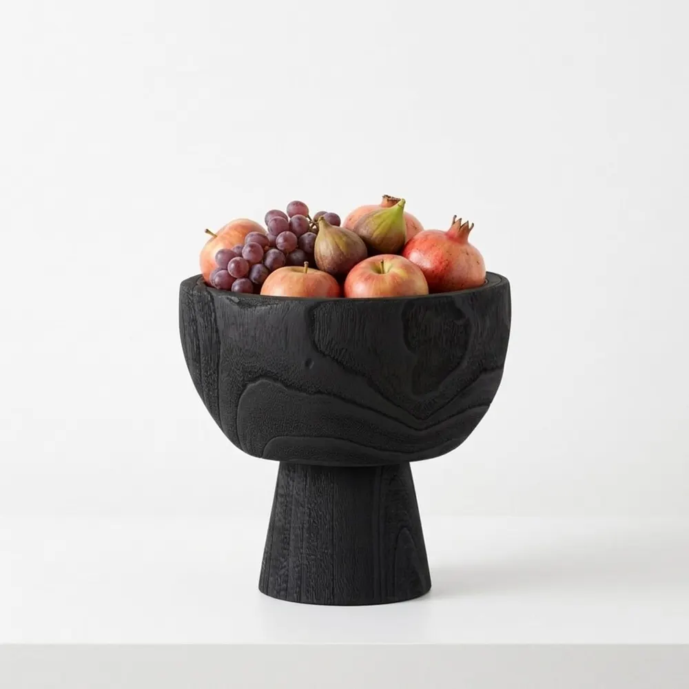 Sagebrook Home Paulownia Wood Decorative Bowl