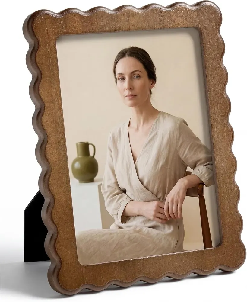 Afuly Vintage Brown MCM Picture Frame
